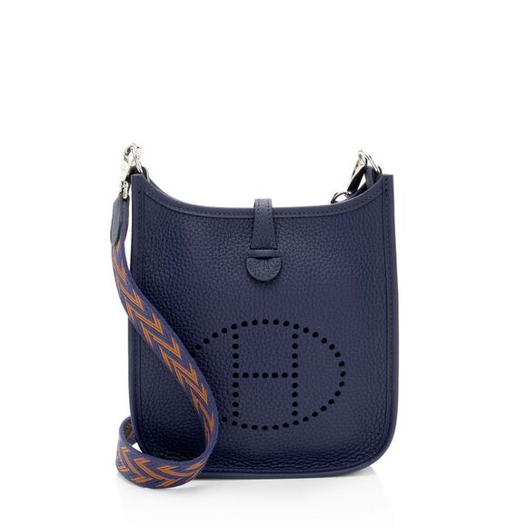 Hermes Taurillon Clemence Amazone Evelyne TPM Shoulder Bag - Picture 1 of 11